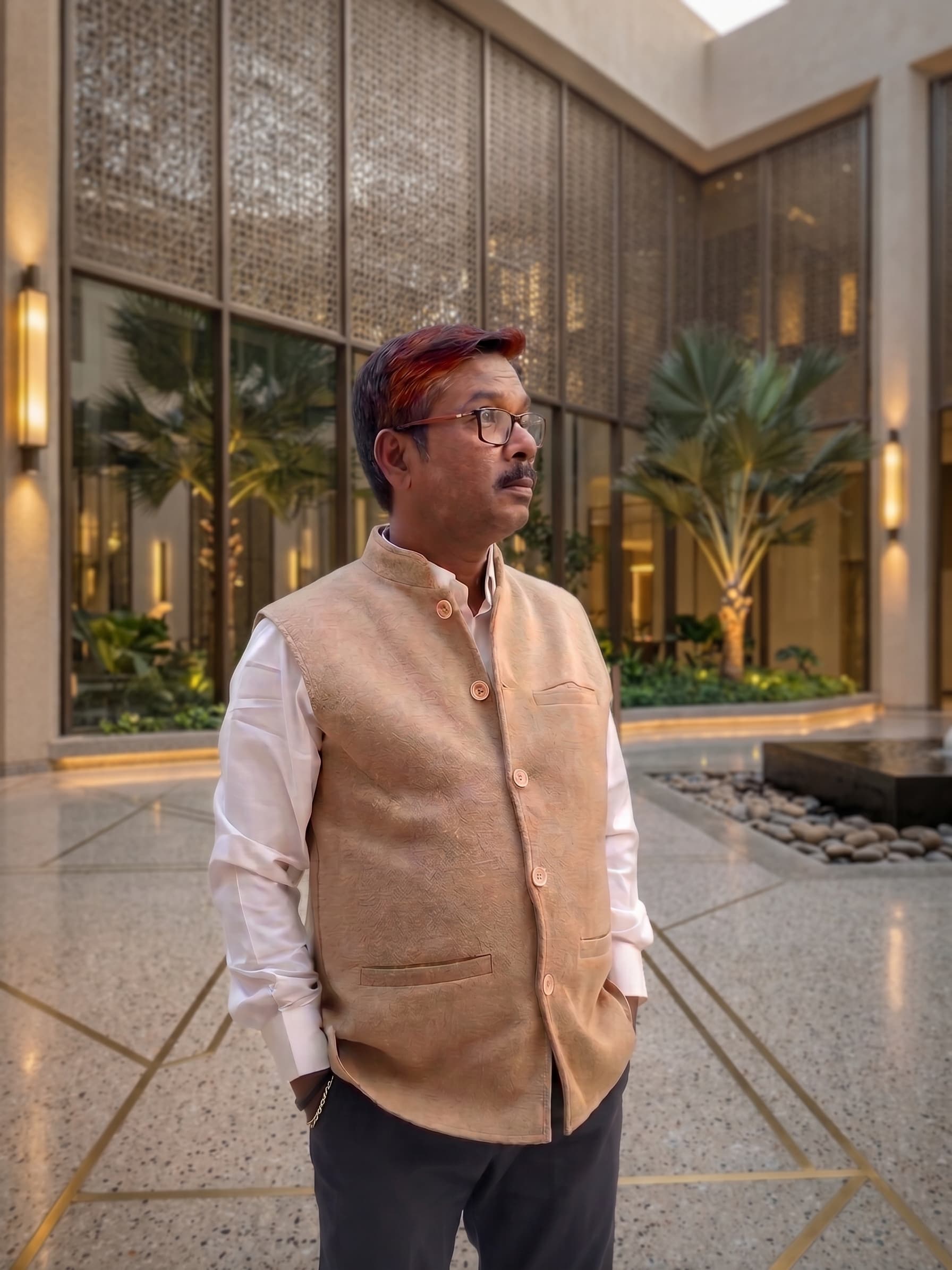 Prabhat Pradhan, founder of Jai Jagannath Contractor, Prayagraj